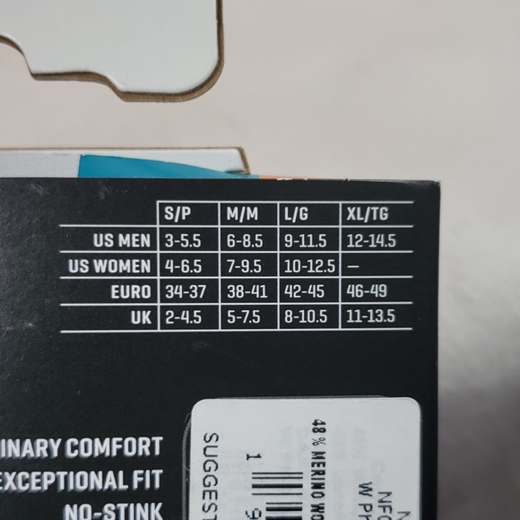 Smartwool PhD Run Indestrucawool Blue Socks sz S - Picture 6 of 6